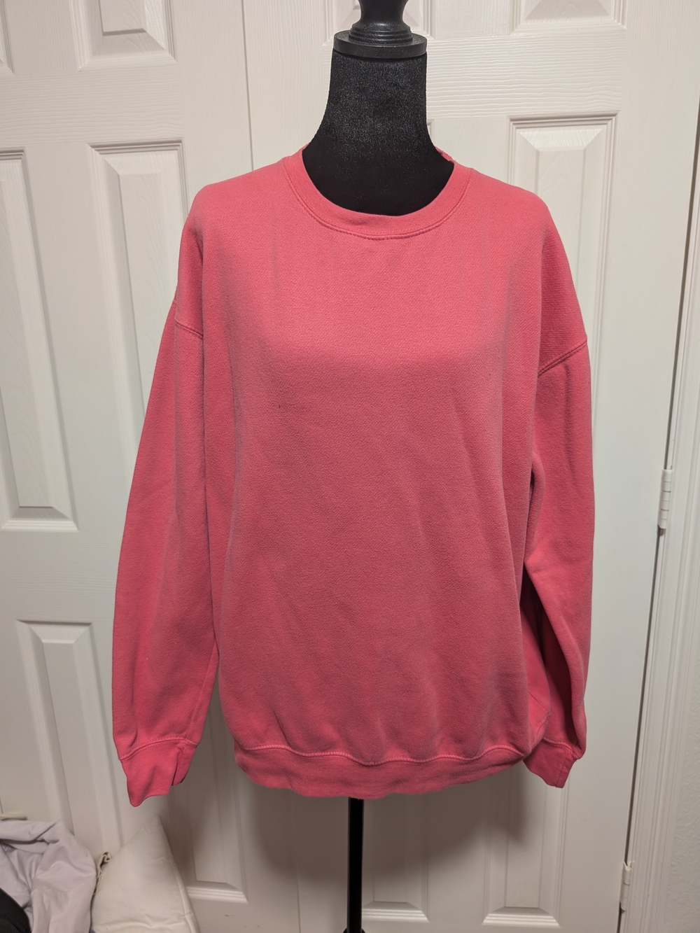 Vintage Coral Pink Crewneck Sweatshirt
